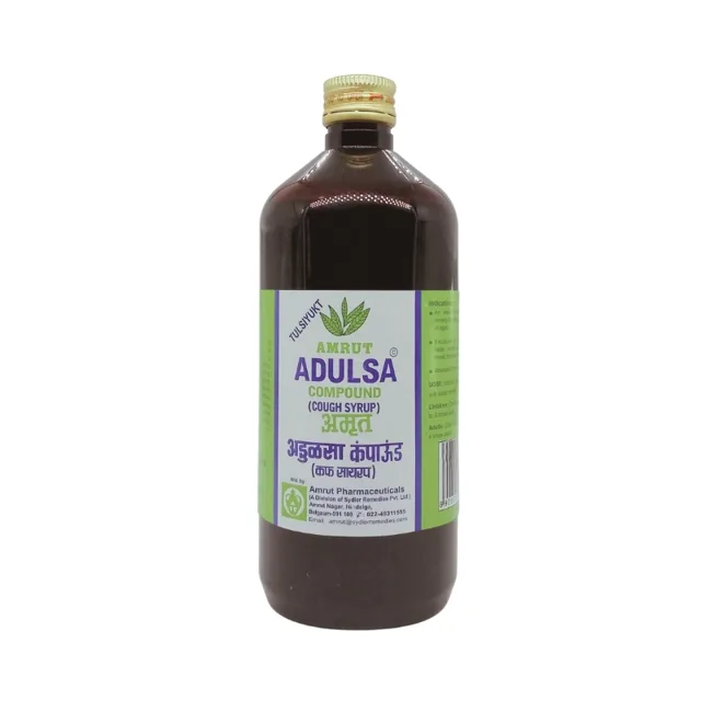 Adulsa Compound Syrup – Amrut Pharmaceuticals Belgaum