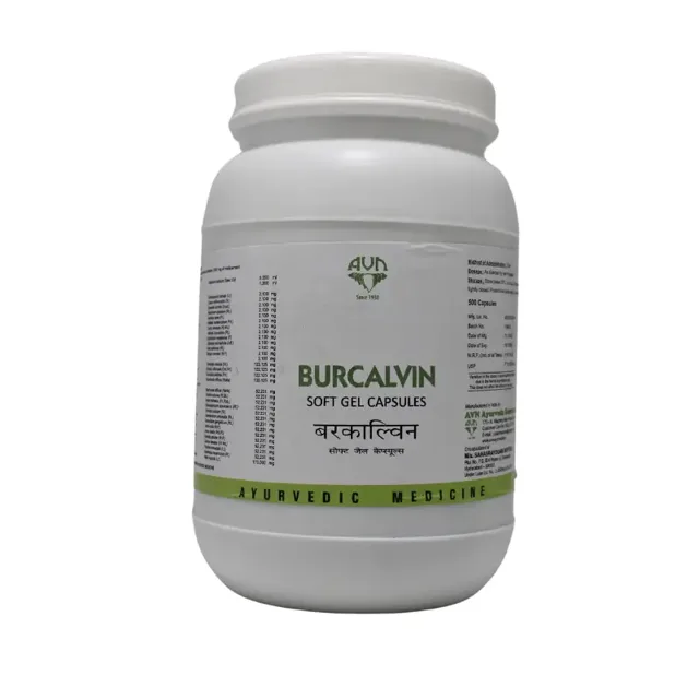 Burcalvin Soft Gel Capsules – AVN Ayurveda Formulations