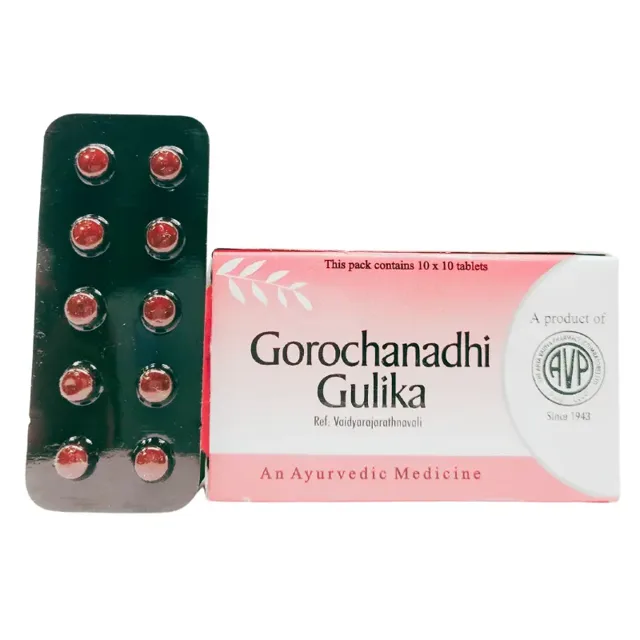 Gorochanadi Gulika (10Tabs) – Arya Vaidya Pharma