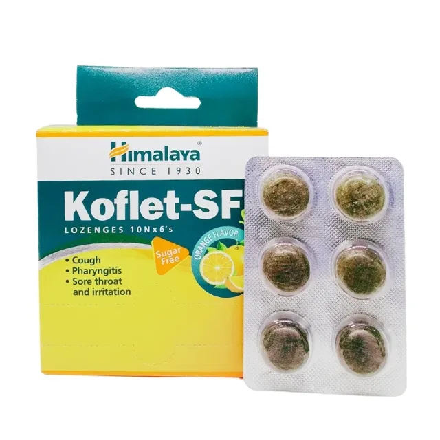 Koflet-Sf Lozenges (Orange Flavour ) (6Tabs) – Himalaya