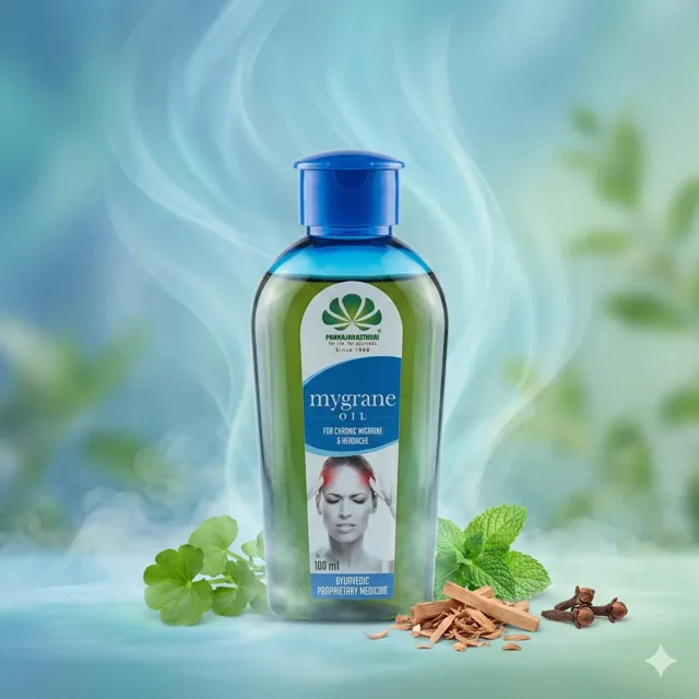 Mygrane Oil (100ml) – Pankajakasthuri Herbals