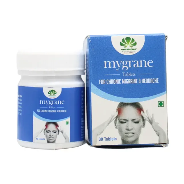 Mygrane Tablet (30Tabs) – Pankaja Kasthuri Herbals