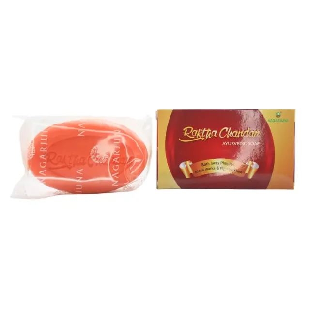 Raktha Chandan Soap (75Gm) – Nagarjuna