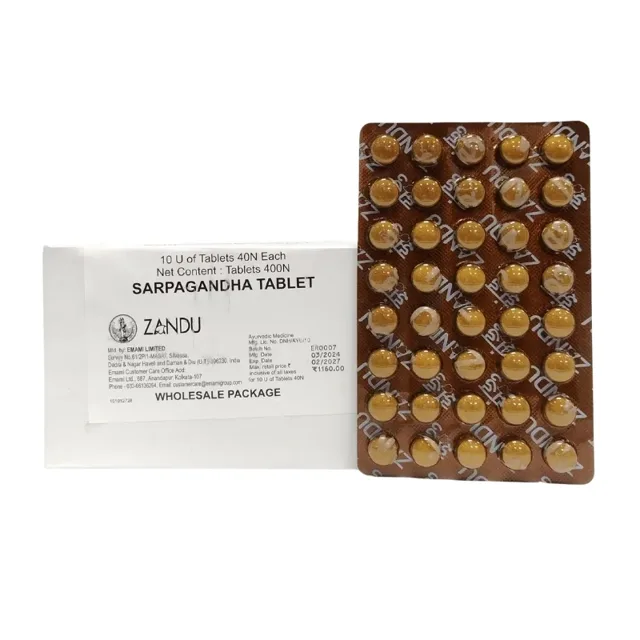 Sarpagandha Tablet (40Tabs) – Zandu Pharma