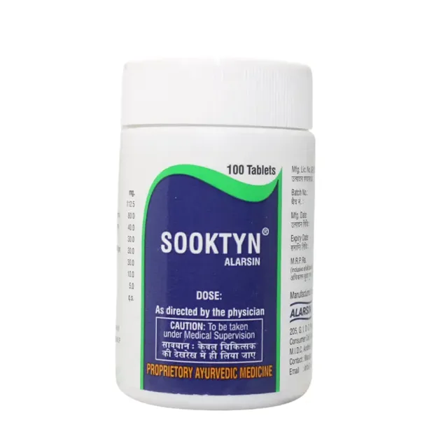 Sooktyn Tablet (100Tabs) – Alarsin