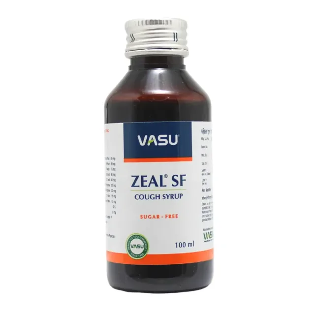 Zeal Cough Syrup SF (100ml) – Vasu Pharma